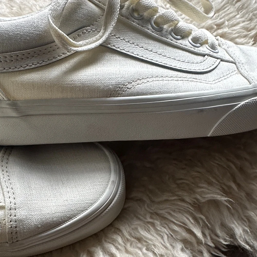 Vans Classic White Canvas Shoes